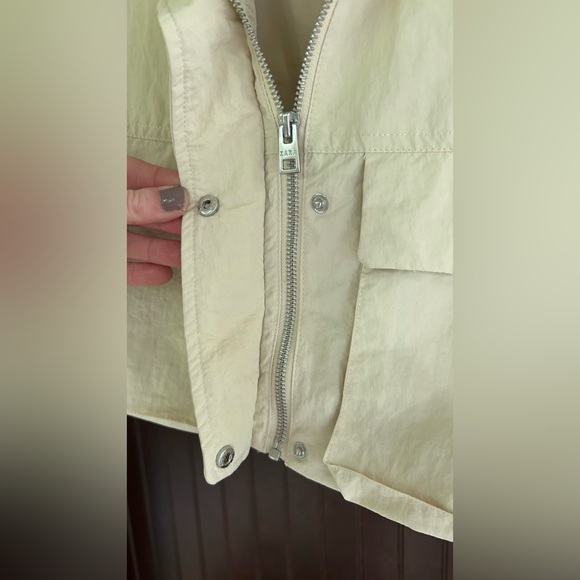 NWT ZARA Kids Lightweight Utility Cargo Jacket Neutral Layer Casual | Size 9-10 - Picture 7 of 14